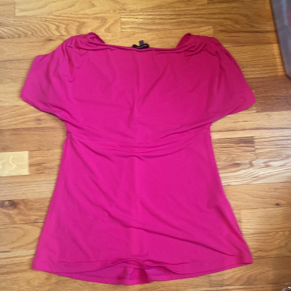 Express Pink Flutter Sleeve Top Size Small - image 4